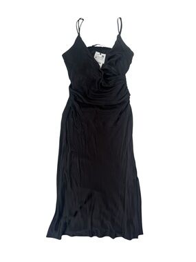 printed organza dress zara Zara - Floral Print Organza Dress - Ecru / Blue - 12-13 Years (61,4 Inches)